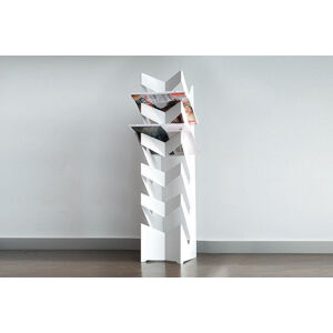 Radius design cologne Držák na noviny a časopisy RADIUS DESIGN (NEWS-BODEN weiss 528B) bílý