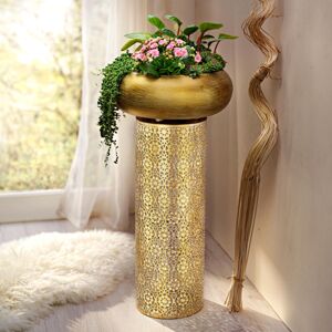 LED dekorační sloup s květináčem Zlaté potěšení