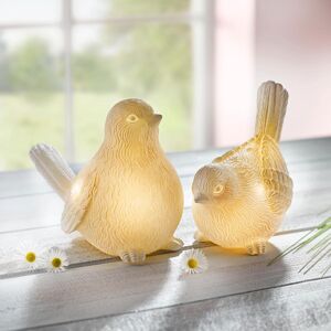 LED dekorativní figurky Ptáci, sada 2 ks
