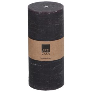Sloupová svíčka Arti Casa, tmavě šedá, 7 x 16 cm
