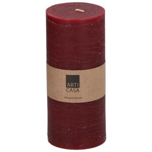 Sloupová svíčka Arti Casa, červená, 7 x 16 cm