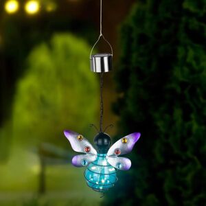 LED solární zahradní dekorace Motýl