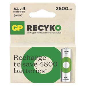 Nabíjecí baterie GP ReCyko 2600 AA (HR6), 4 ks