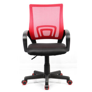 VCM Kancelářská židle Tinos, černo červená