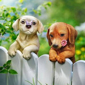 Weltbild Dekorace na plot figurky psů Lotta a Beny, sada 2 ks