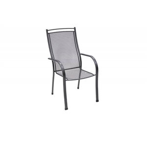 DEOKORK Kovová židle MAYA (černá)