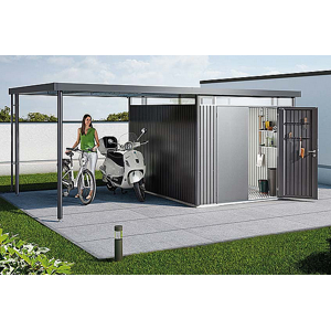 Biohort Postranní střecha Biohort pro HighLine H2 282 x 195 (tmavě šedá metalíza)