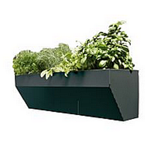 Biohort Závěsné truhlíky FloraBoard pro domky Biohort (tmavě šedá metalíza)
