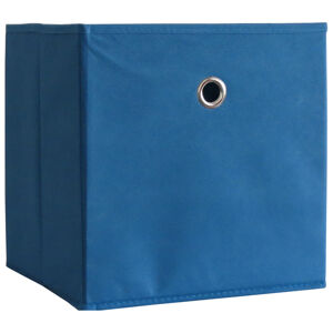 Skládací box modrý, 2 kusy