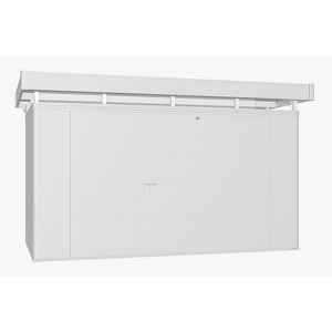 Biohort Zahradní domek BIOHORT CasaNova 430 x 230 (stříbrná metalíza) orientace dveří vlevo