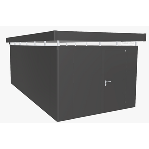 Biohort Zahradní domek BIOHORT Casanova 330 × 630 cm (tmavě šedá metalíza) Orientace dveří vlevo