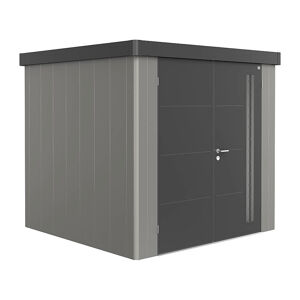 Biohort Zahradní domek BIOHORT NEO DUO 2B 236 x 236 (šedý křemen metalíza/tmavě šedá metalíza)
