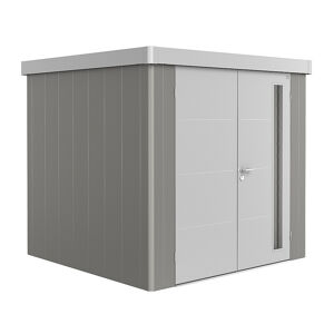 Biohort Zahradní domek BIOHORT NEO DUO 2B 236 x 236 (šedý křemen metalíza/stříbrná metalíza)