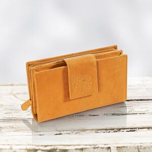 Dámská peněženka kožená dahlia, žlutá