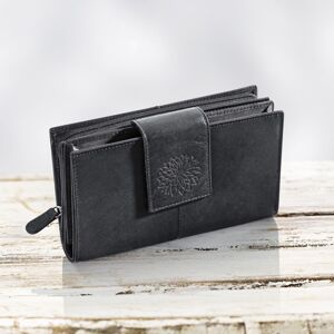 Dámská peněženka kožená dahlia, černá