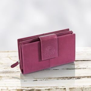 Dámská peněženka kožená dahlia, fialová
