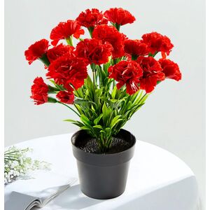 Die moderne Hausfrau Umělá květina Karafiát, červený