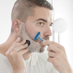 šablona pro holení vousů barber