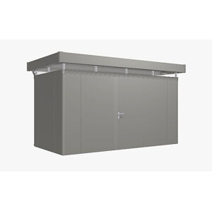 Biohort Zahradní domek BIOHORT Casanova 430 × 230 cm (šedý křemen metalíza) Orientace dveří vlevo