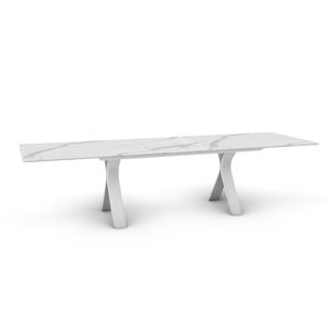 Carson jídelní stůl bílý 240-300 cm